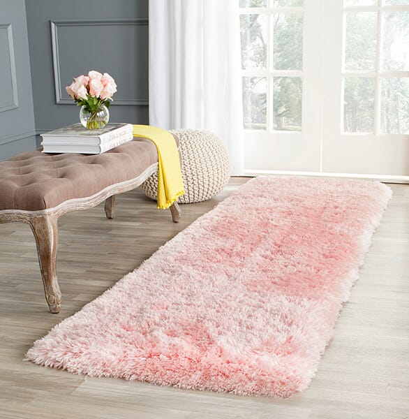 Safavieh Arctic Shag Sg270P Pink Shag Area Rug