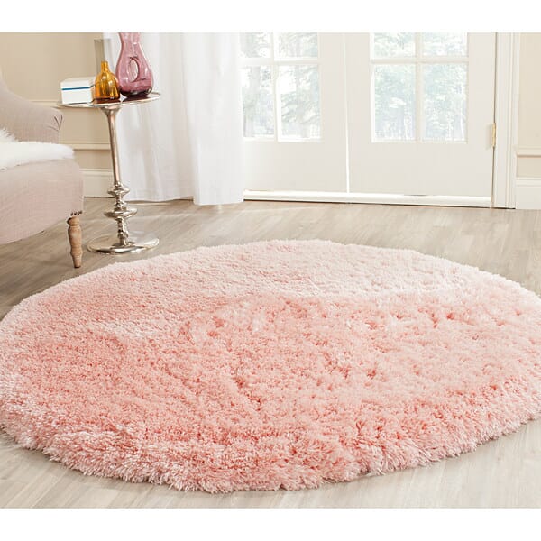 Safavieh Arctic Shag Sg270P Pink Shag Area Rug