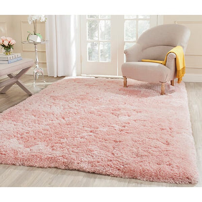 Safavieh Arctic Shag Sg270P Pink Shag Area Rug