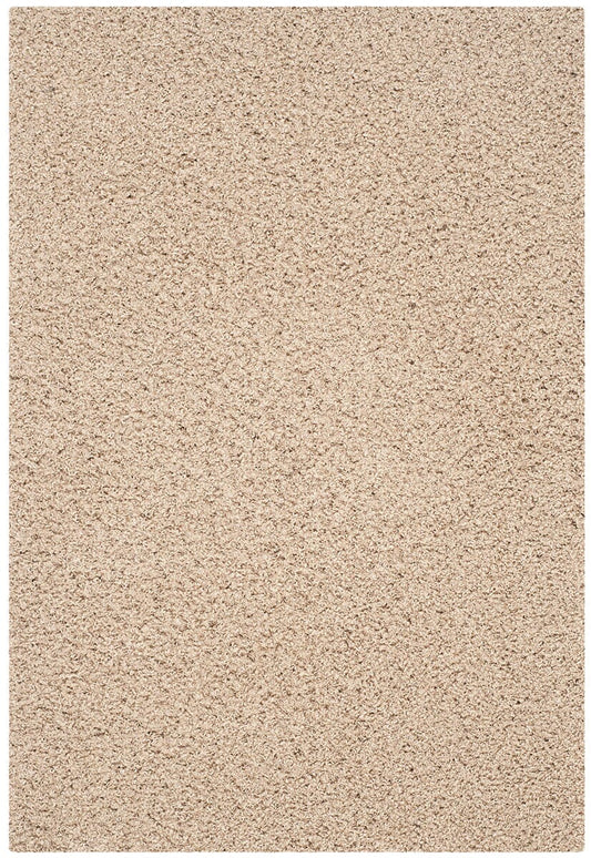 Safavieh Sheep Shag Sg271B Beige Shag Area Rug