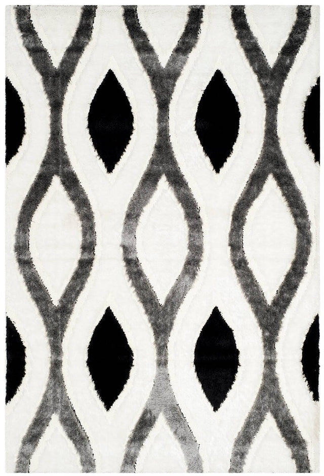 Safavieh Shag Sg365-1280 Ivory / Grey Rugs.