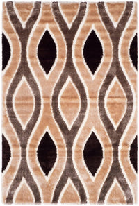 Safavieh Shag Sg365-1325 Beige / Brown Geometric Area Rug