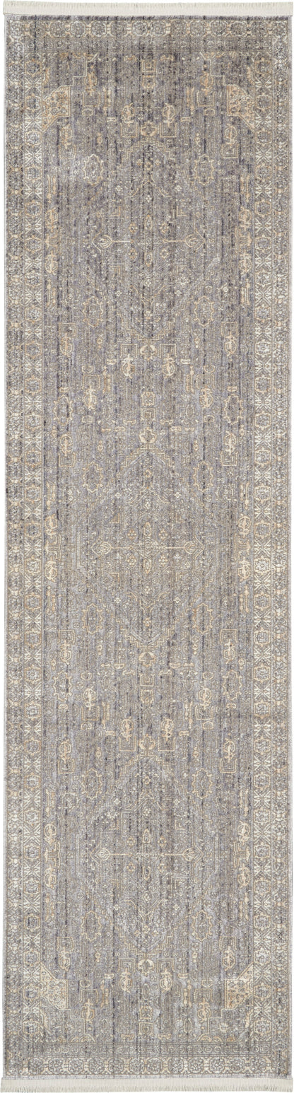 Nourison Lustrous Weave Luw02 Grey/Beige Area Rug