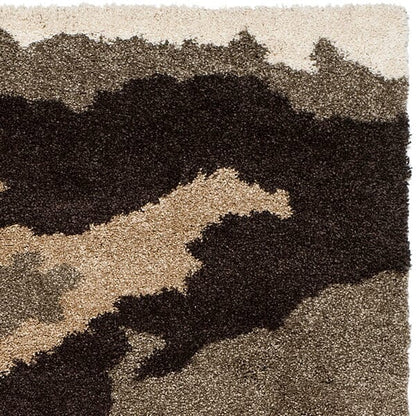 Safavieh Florida Shag Sg453-1391 Beige / Multi Organic / Abstract Area Rug