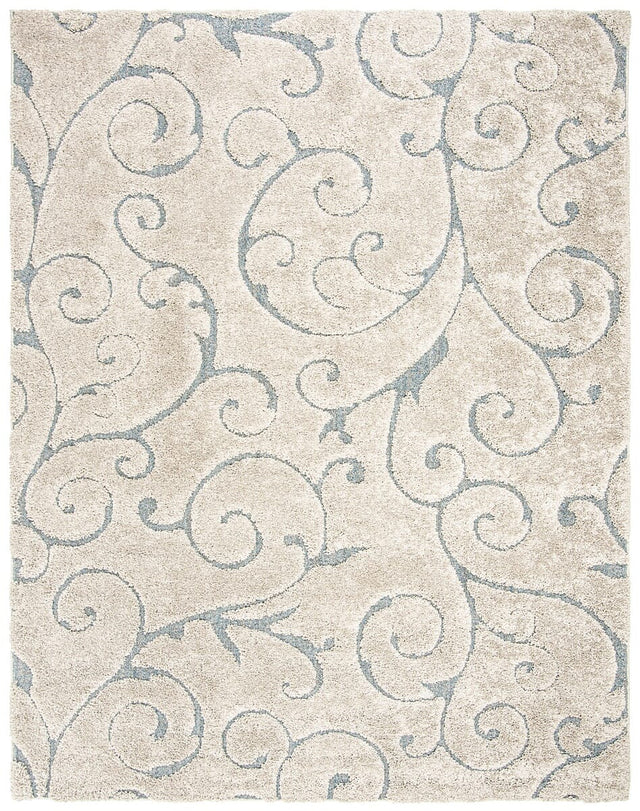 Safavieh Shag Sg455 Beige/Blue Grey Rug.