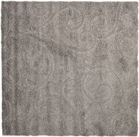 Safavieh Florida Shag Sg455-8013 Grey Shag Area Rug