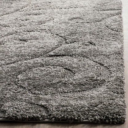 Safavieh Florida Shag Sg455-8013 Grey Shag Area Rug