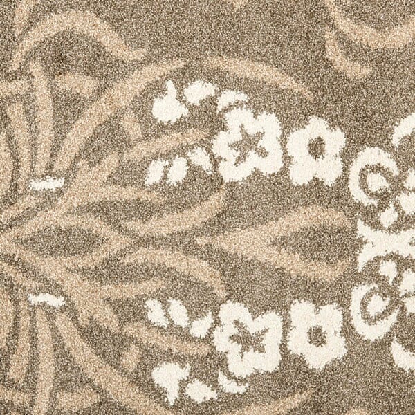 Safavieh Florida Shag Sg457-7913 Smoke / Beige Damask Area Rug