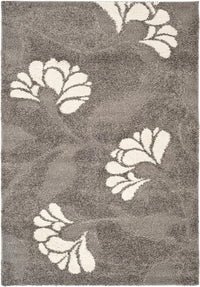 Safavieh Florida Shag Sg459-8013 Grey / Beige Floral / Country Area Rug