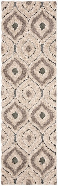 Safavieh Shag Sg461-1160 Cream / Light Blue Damask Area Rug