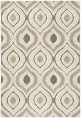Safavieh Shag Sg461-1160 Cream / Light Blue Rugs.