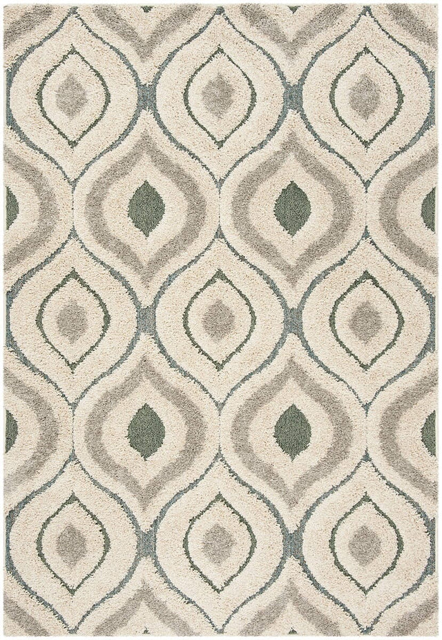 Safavieh Shag Sg461-1160 Cream / Light Blue Rugs.