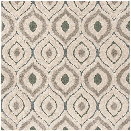 Safavieh Shag Sg461-1160 Cream / Light Blue Rugs.