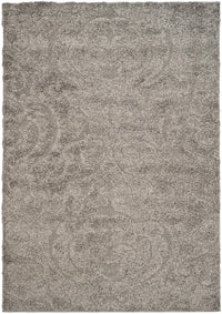 Safavieh Florida Shag Sg462-8013 Grey / Beige Damask Area Rug