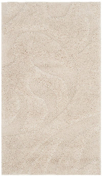 Safavieh Florida Shag Sg468-1111 Creme / Creme Shag Area Rug