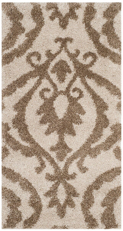 Safavieh Florida Shag Sg469-1113 Cream / Beige Shag Area Rug