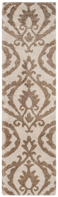 Safavieh Florida Shag Sg469-1113 Cream / Beige Shag Area Rug