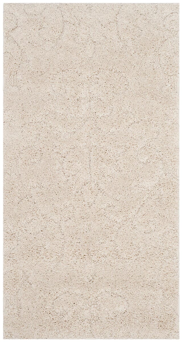 Safavieh Florida Shag Sg470-1111 Creme / Creme Shag Area Rug