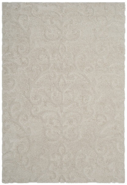 Safavieh Florida Shag Sg470-1111 Creme / Creme Shag Area Rug