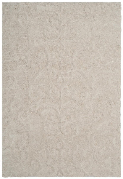 Safavieh Florida Shag Sg470-1111 Creme / Creme Shag Area Rug