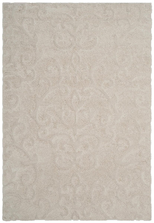 Safavieh Florida Shag Sg470-1111 Creme / Creme Shag Area Rug