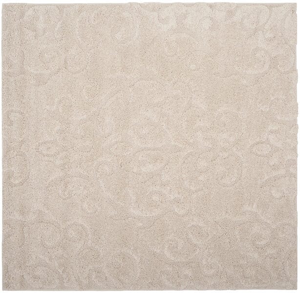 Safavieh Florida Shag Sg470-1111 Creme / Creme Shag Area Rug