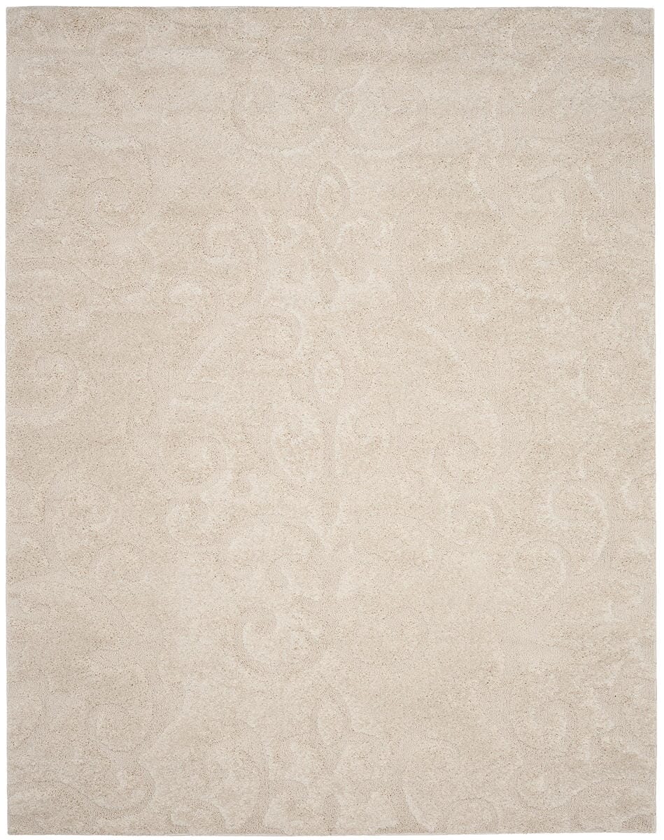 Safavieh Florida Shag Sg470-1111 Creme / Creme Shag Area Rug