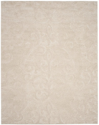 Safavieh Florida Shag Sg470-1111 Creme / Creme Shag Area Rug