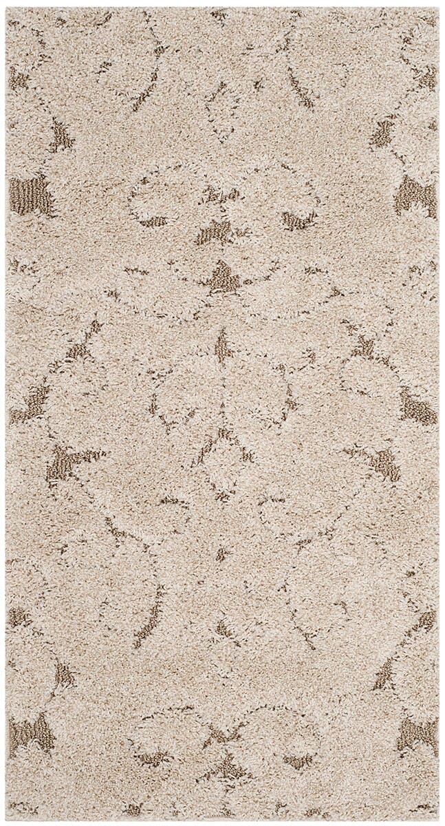 Safavieh Florida Shag Sg470-1113 Cream / Beige Shag Area Rug