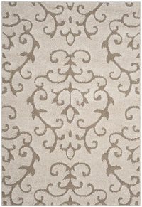 Safavieh Florida Shag Sg470-1113 Cream / Beige Shag Area Rug