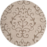 Safavieh Florida Shag Sg470-1113 Cream / Beige Shag Area Rug