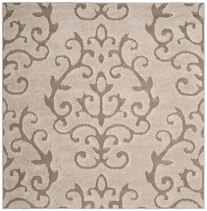 Safavieh Florida Shag Sg470-1113 Cream / Beige Shag Area Rug