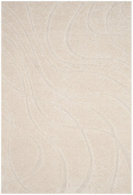 Safavieh Shag Sg471 Creme/Creme Rug.