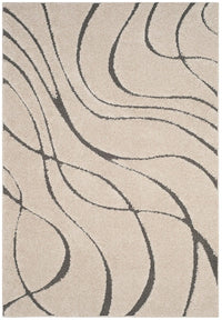 Safavieh Shag Sg471 Cream/Grey Rug