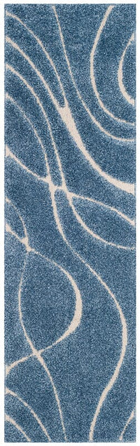 Safavieh Shag Sg471 Light Blue/Cream Rug