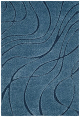 Safavieh Shag Sg471 Light Blue/Blue Rug.