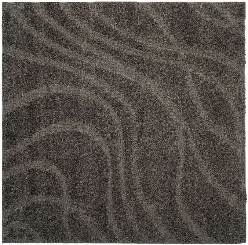 Safavieh Florida Shag Sg471-8080 Grey / Grey Geometric Area Rug