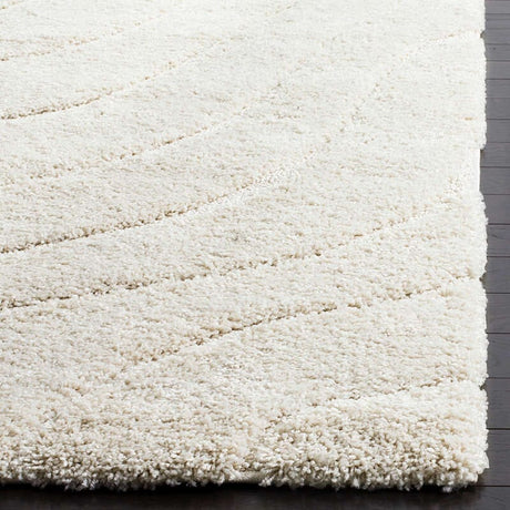 Safavieh Shag Sg472-1111 Creme / Creme Rugs.