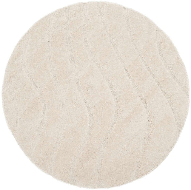 Safavieh Shag Sg472-1111 Creme / Creme Geometric Area Rug