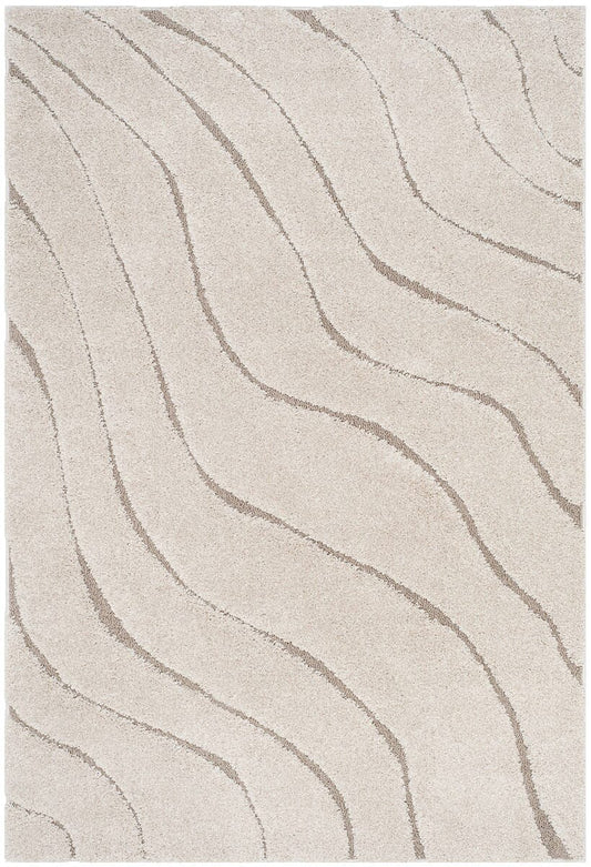 Safavieh Shag Sg472-1113 Cream / Beige Geometric Area Rug