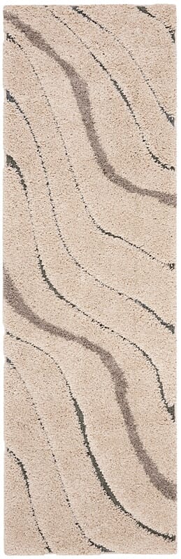 Safavieh Shag Sg472-1160 Cream / Light Blue Rugs.