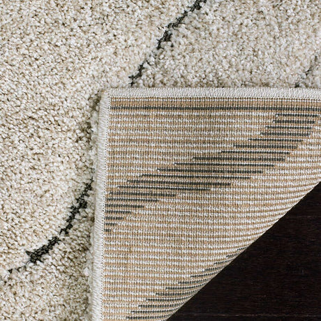 Safavieh Shag Sg472-1180 Cream / Grey Rugs.