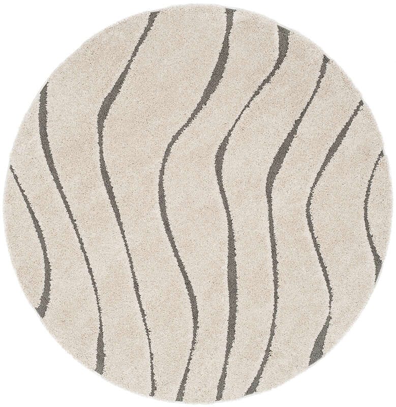 Safavieh Shag Sg472-1180 Cream / Grey Geometric Area Rug