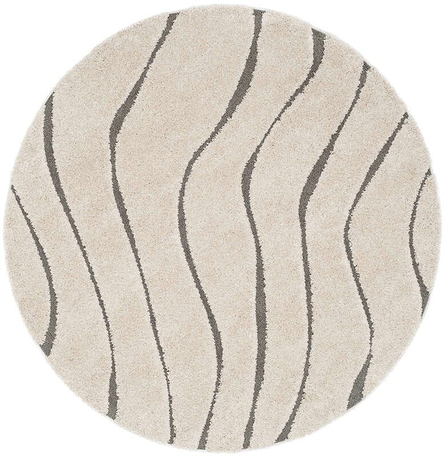 Safavieh Shag Sg472-1180 Cream / Grey Rugs.