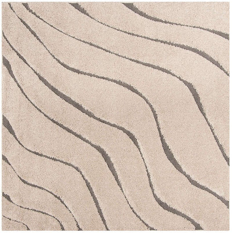 Safavieh Shag Sg472-1180 Cream / Grey Rugs.