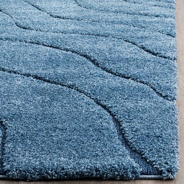 Safavieh Shag Sg472-6065 Light Blue / Blue Rugs.