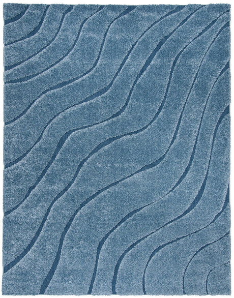 Safavieh Shag Sg472-6065 Light Blue / Blue Rugs.