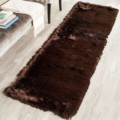 Safavieh Paris Shag Sg511-2727 Chocolate Shag Area Rug