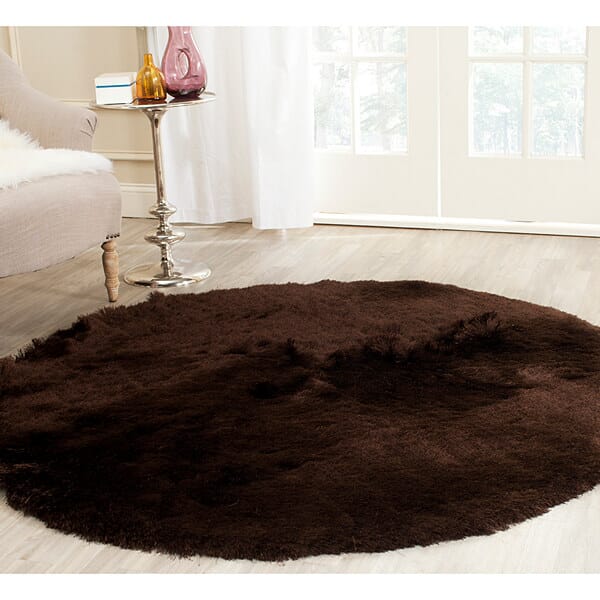 Safavieh Paris Shag Sg511-2727 Chocolate Shag Area Rug