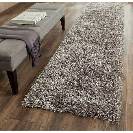 Safavieh Paris Shag Sg531-8080 Grey / Grey Rugs.